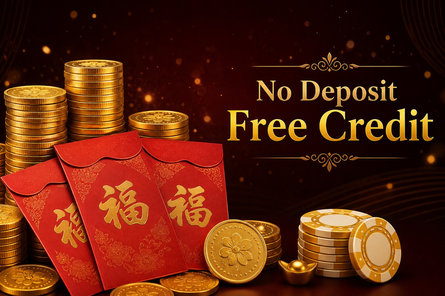 No deposit free credit for Malaysian players